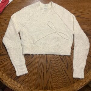 American Eagle Outfitters Cream Women's Sweater